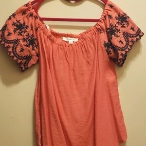 Off the shoulder blouse